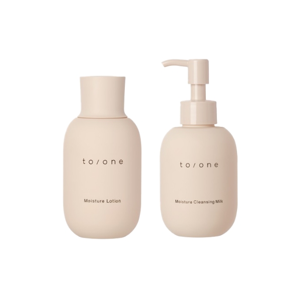 【to/one】モイスチャー クレンジングミルク (M) モイスチャー ローション (M)