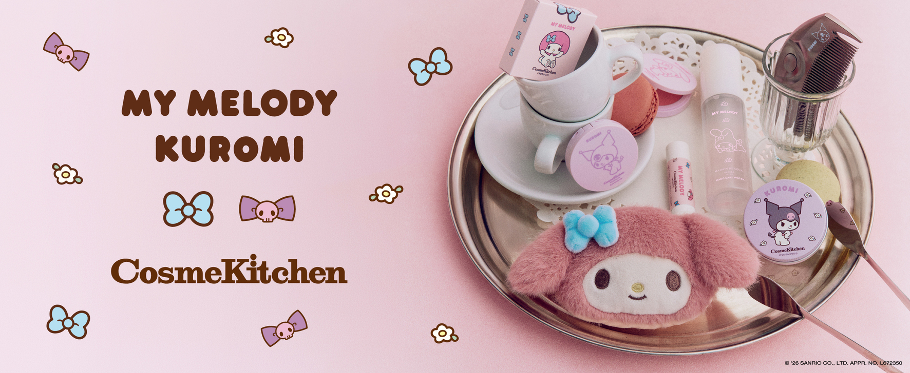 MY MELODY  KUROMI × Cosme Kitchen