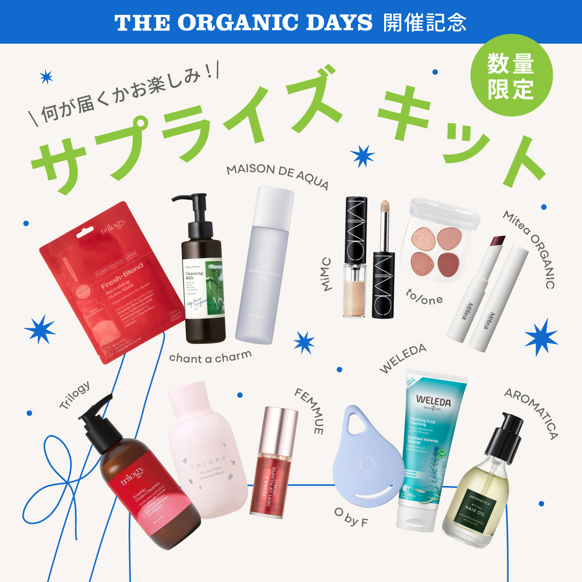 3,300円で、ランダムにキットをお届け！