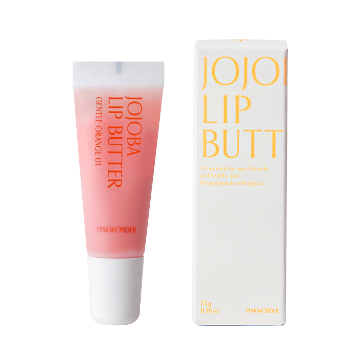 【PINKWONDER】ホホバリップバター＜全4色＞ Lip Butter Gentle Orange 01