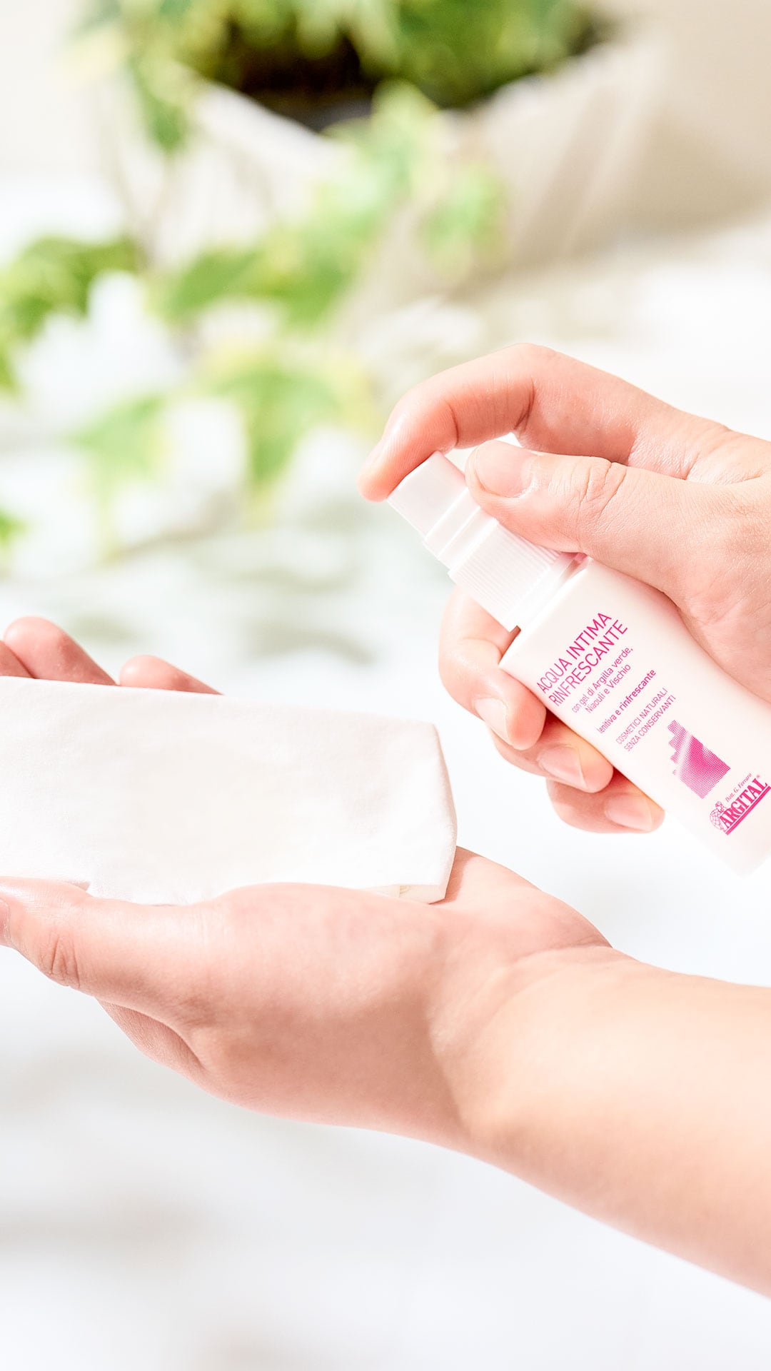 【Antipodes】デリケートハイジーンクリアミストの使用中の画像