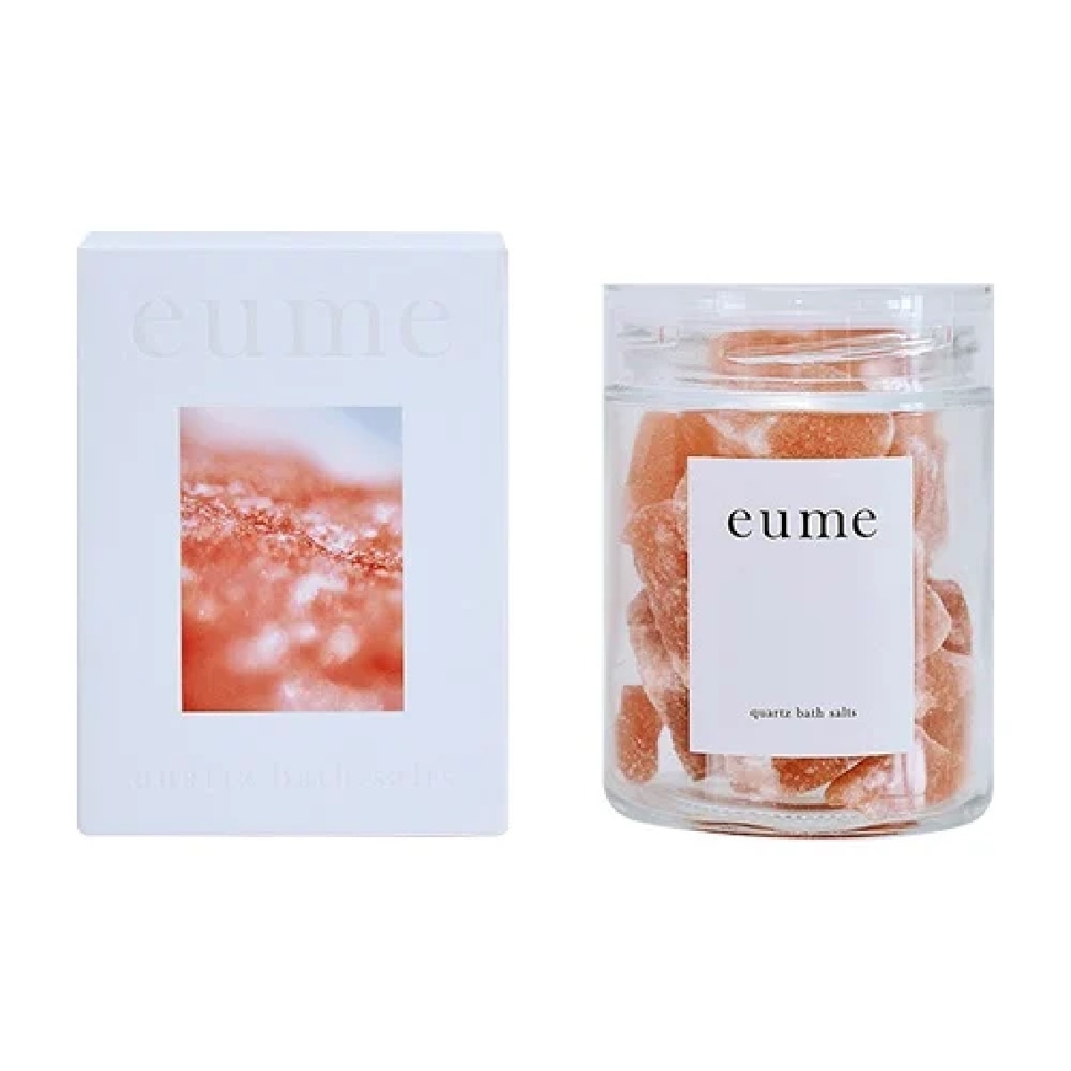 【eume】クォーツバスソルト コーラル