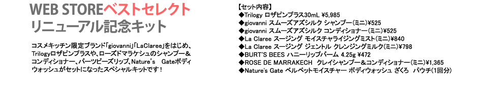 リニューアル記念キット