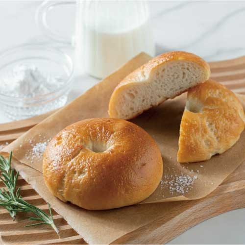 &Mel　食物繊維たっぷり米粉ベーグル プレーン3個