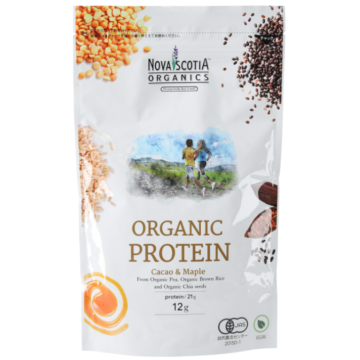 Nova Scotia Organics オーガニックプロテインカカオ&メープルの商品画像