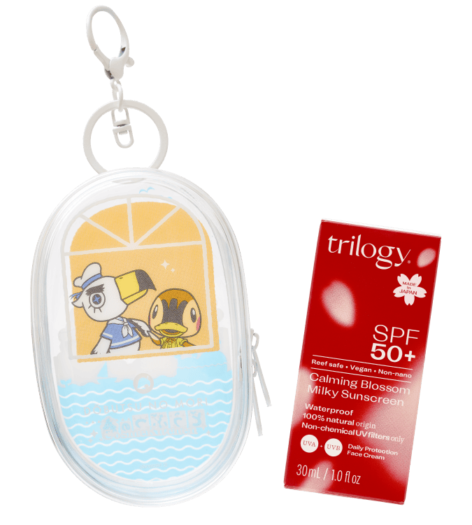 【trilogy】UVミルク ポーチ付き