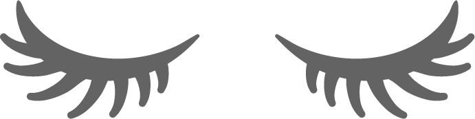 長時間カールキープ処方のまつ毛のイラスト