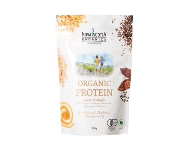 【Nova Scotia Organics】オーガニックプロテイン カカオ＆メープル 210g 商品画像