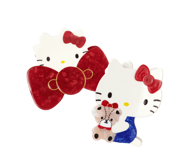 〈HELLO KITTY〉 バンスクリップ リボン／ボディ