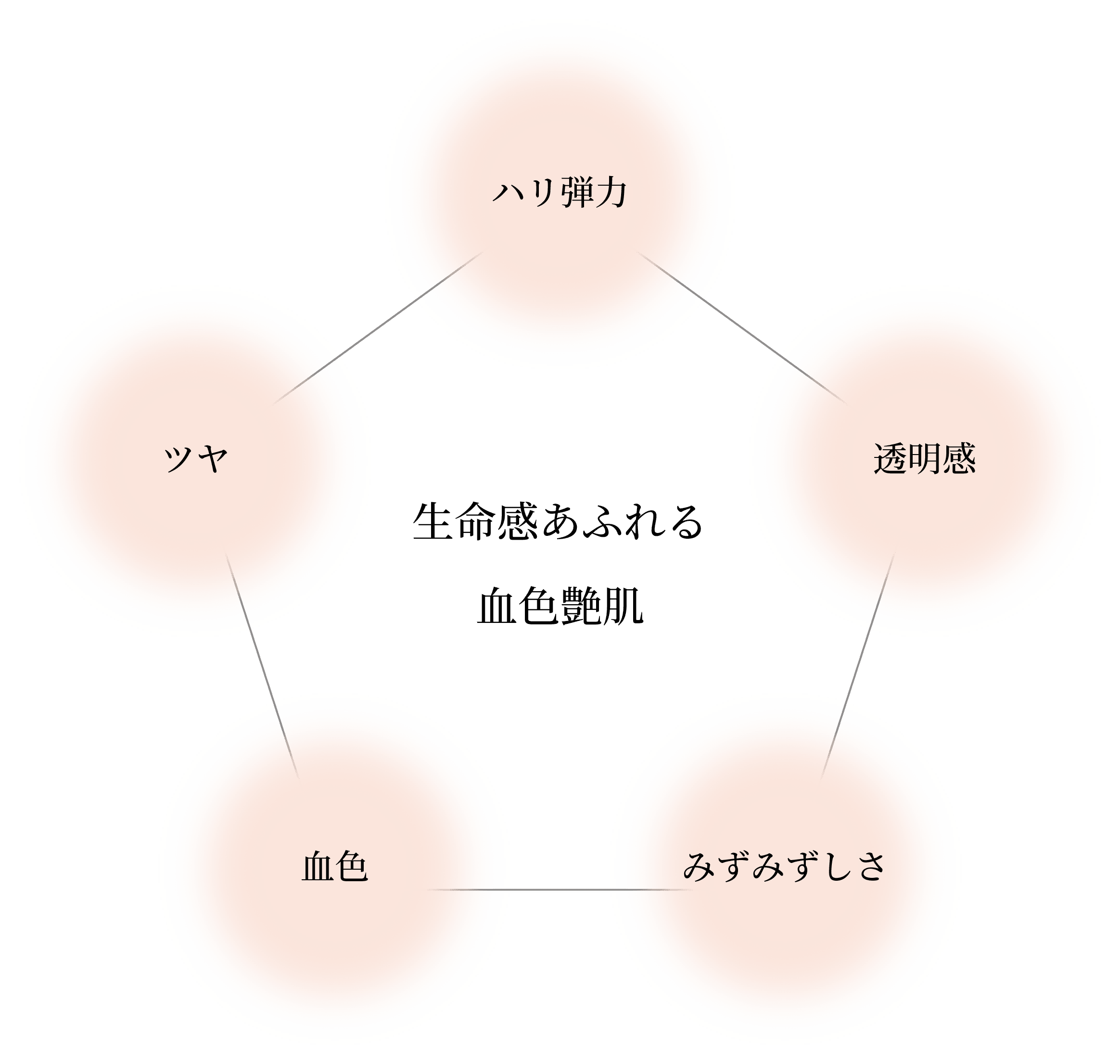 生命感あふれる血色艶肌