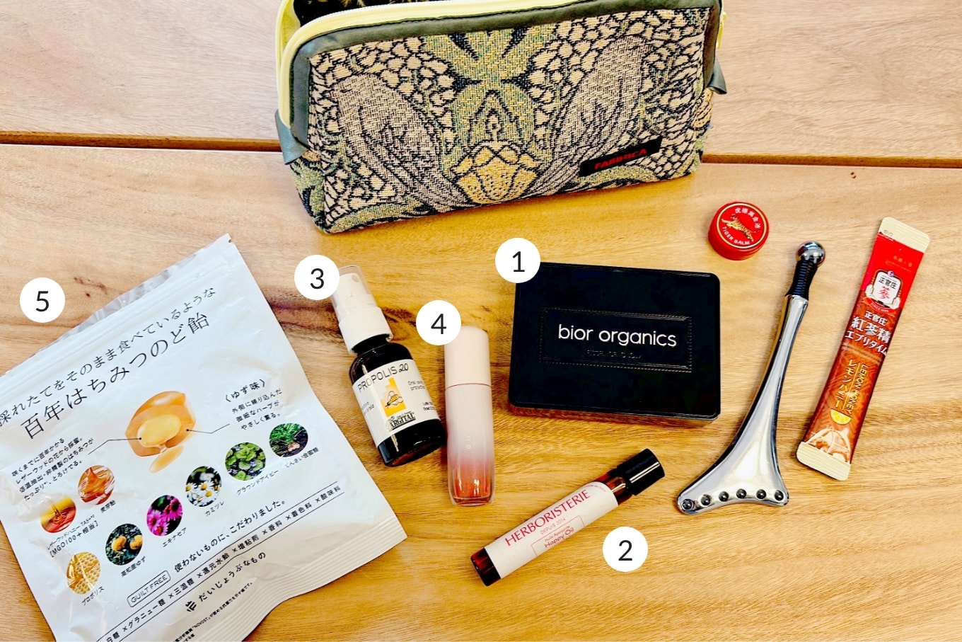 森田敦子さんの愛用品