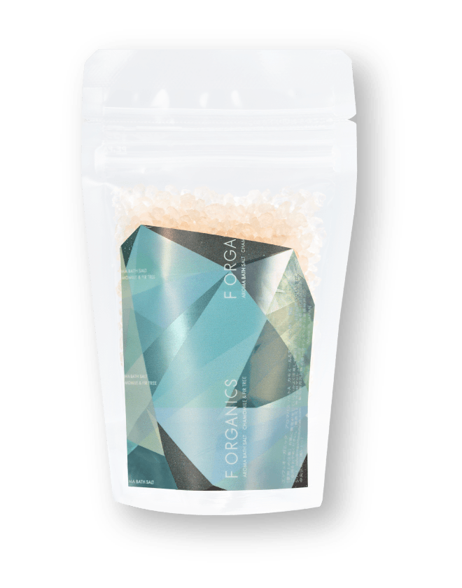 アロマバスソルトA カモミール＆モミノキの香り 90g