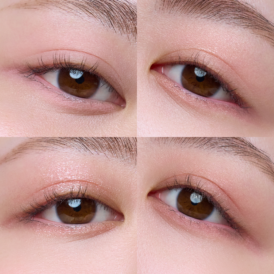 Petal Float Eye Palette（10 Sunset Float）の使用イメージ