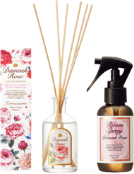 テラクオーレ アロマディフューザー ダマスクローズ ルームスプレー ダマスクローズ