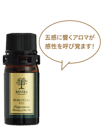 五感に響くアロマが感性を呼び覚ます！