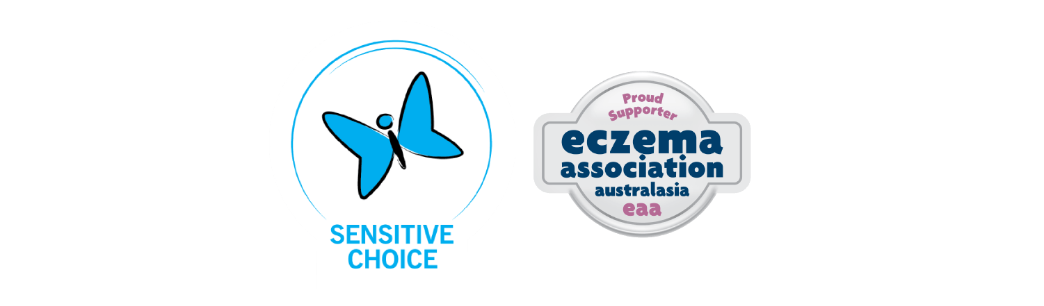 SENSITIVE CHOICE & Eczema Association
          of Australasia ロゴ